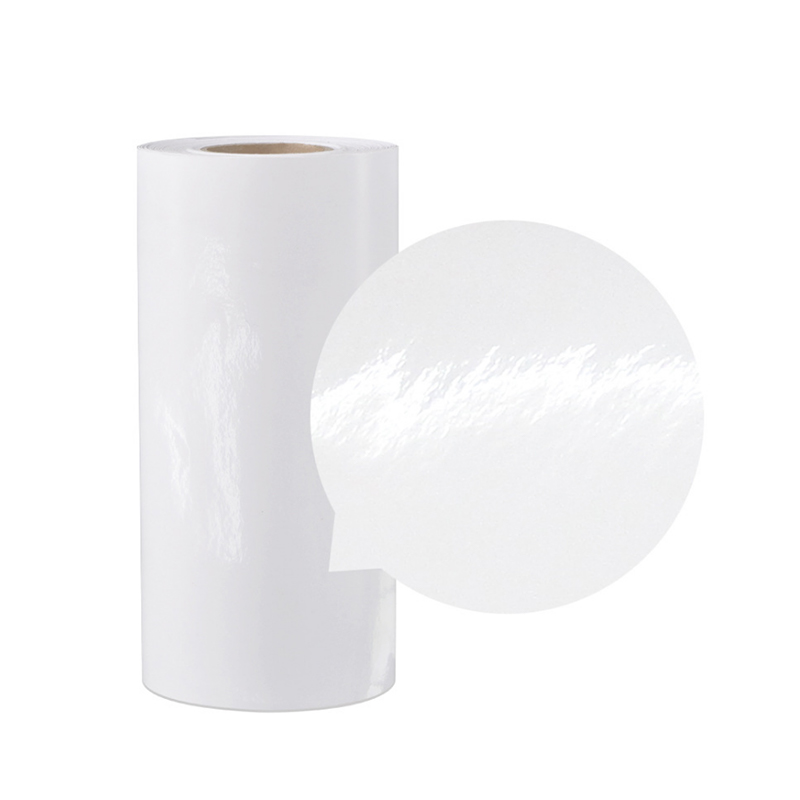 75um Matt White Vinyl Yupo PP/ Solvent Adhesive / 60g White Glassine Liner