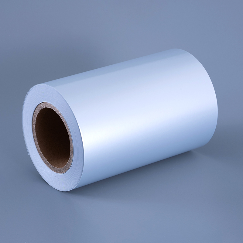 50mic Matt Silver Polyester Film Label Materials with Water-based Acrylic Adhesive and Water-based Coating