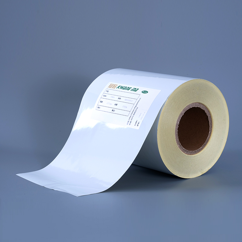 50mic Glossy White Polyester PET Film Self Adhesive Label with Solvent Acrylic Adhesive Jumbo Roll for Digital Printing