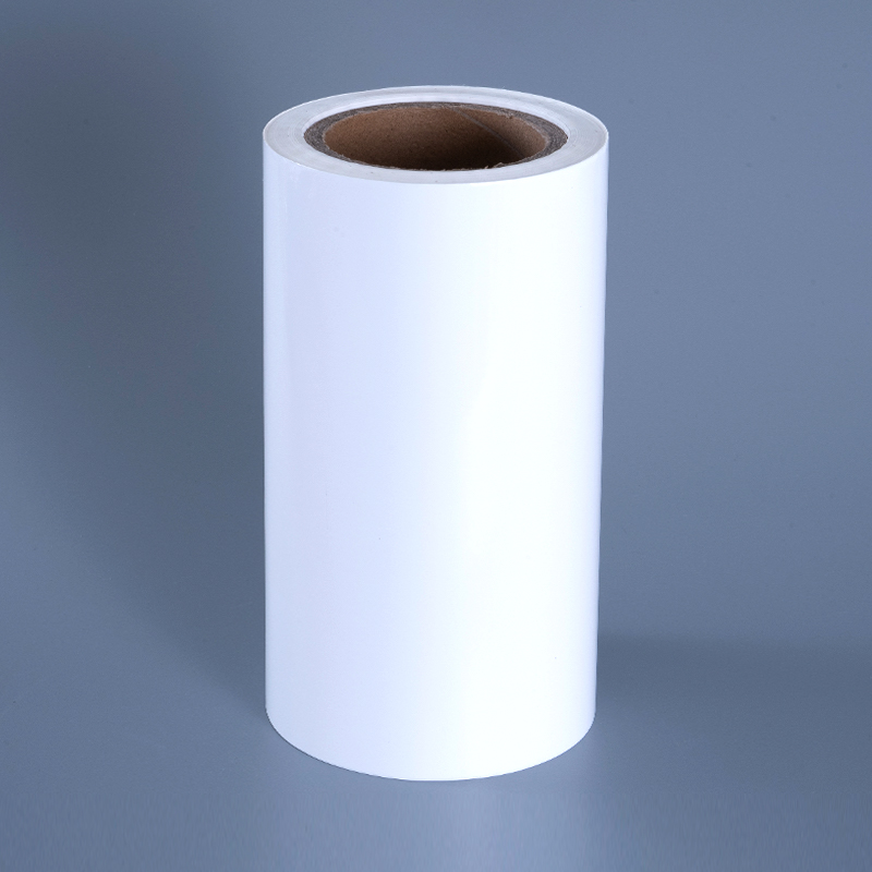 25mic Gloss PET Vinyl Film Label Materials with Acrylic Adhesive Jumbo Roll for Inkjet Printing