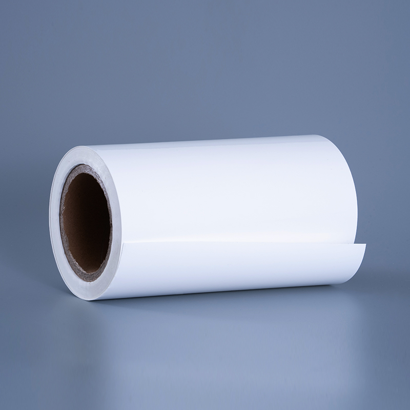 25mic Gloss PET Vinyl Film Label Materials with Acrylic Adhesive Jumbo Roll for Inkjet Printing