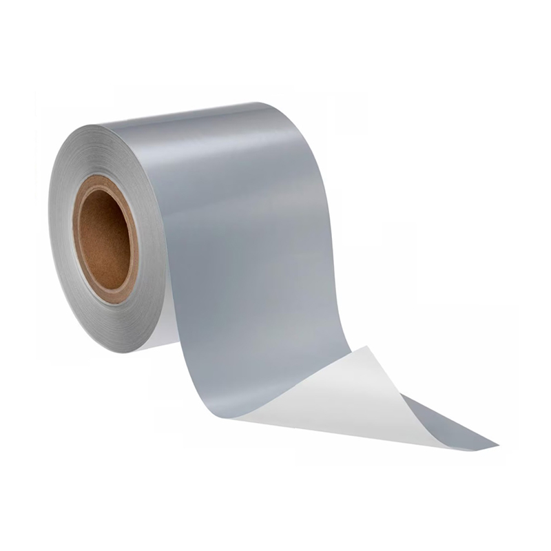 50mic Matt Silver PET Label materials with Strong Solvent Adhesive and Oil-based coating