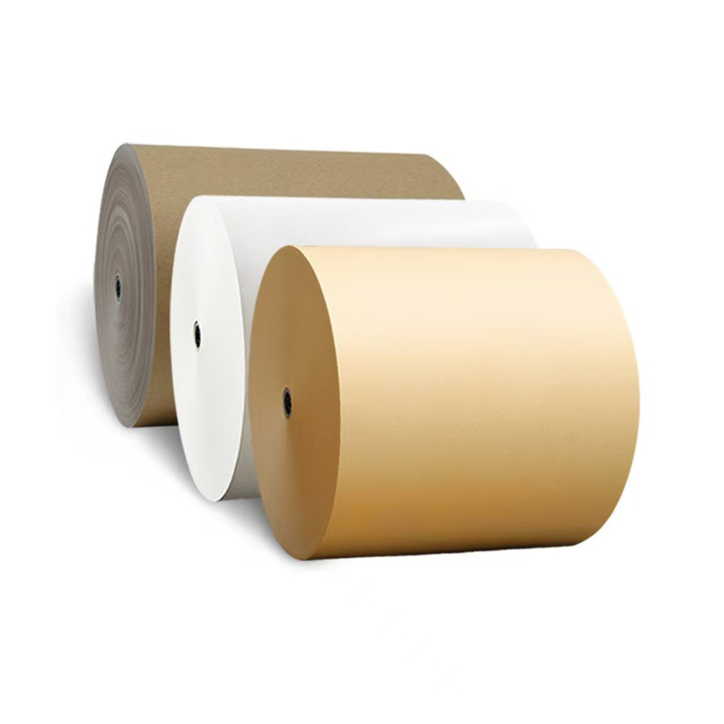 85gsm Self Adhesive Kraft Paper With Acrylic Glue And Yellow Liner