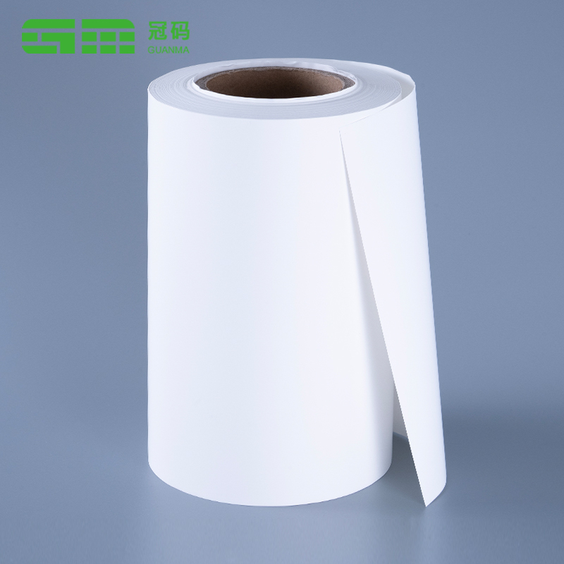 75mic Frozen PP Synthetic Paper Label Roll with Frozen Adhesive