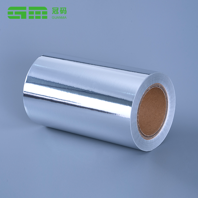 50mic Glossy Silver PP Self Adhesive Paper Jumbo Roll with Tire Glue