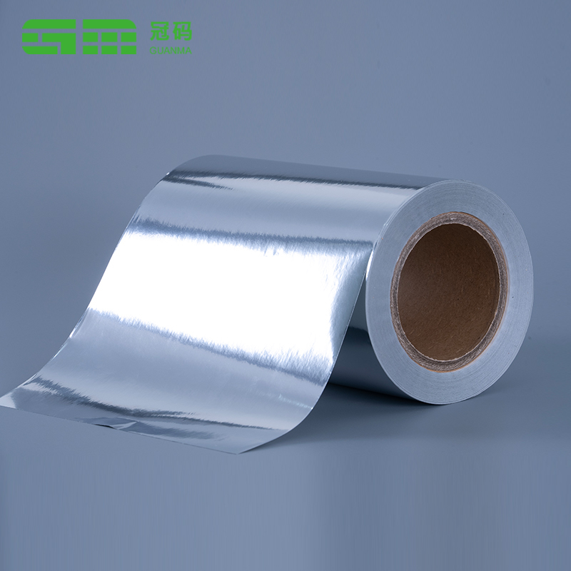 50mic Glossy Silver PP Self Adhesive Paper Jumbo Roll with Tire Glue