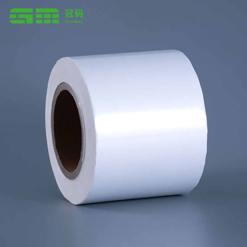 60mic Pearl White Film Laminated to BOPP Jumbo Roll  