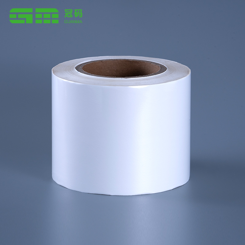 60mic Pearlescent Adhesive Film  with Water-based Coating Environmental Friendly Self Adhesive Material