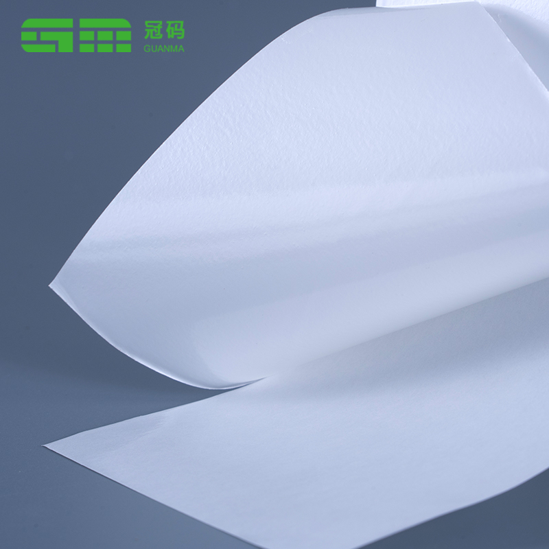 60mic Pearlescent Adhesive Film  with Water-based Coating Environmental Friendly Self Adhesive Material