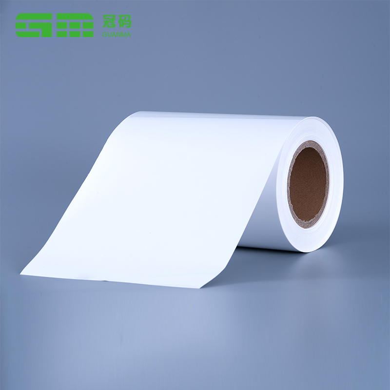 60mic Glossy White PP Vinyl Label Film Roll Self Adhesive Synthetic Paper with Permanent Adhesive