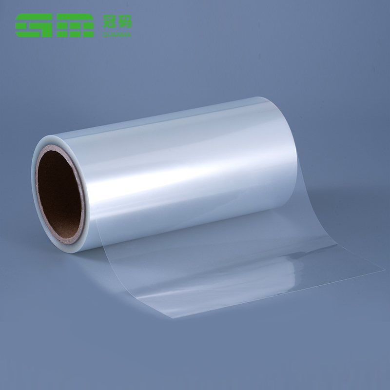 50mic Clear Self Adhesive PP Jumbo Roll with Transparent Pet Liner